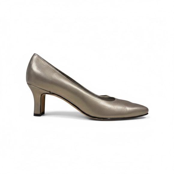 Ross Hommerson Shoes - Ross Hommerson Women’s Classic Leather Dress Heels Pumps Square Toe Sz 7.5N​​​